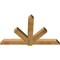 Ekena Millwork Kennewick Rough Sawn Timber Gable Bracket, Western Red Cedar, 72"W x 45"H x 4"D x 6"F, 15/12 Pitch GBW072X45X0406KEN00RWR - alternate 3